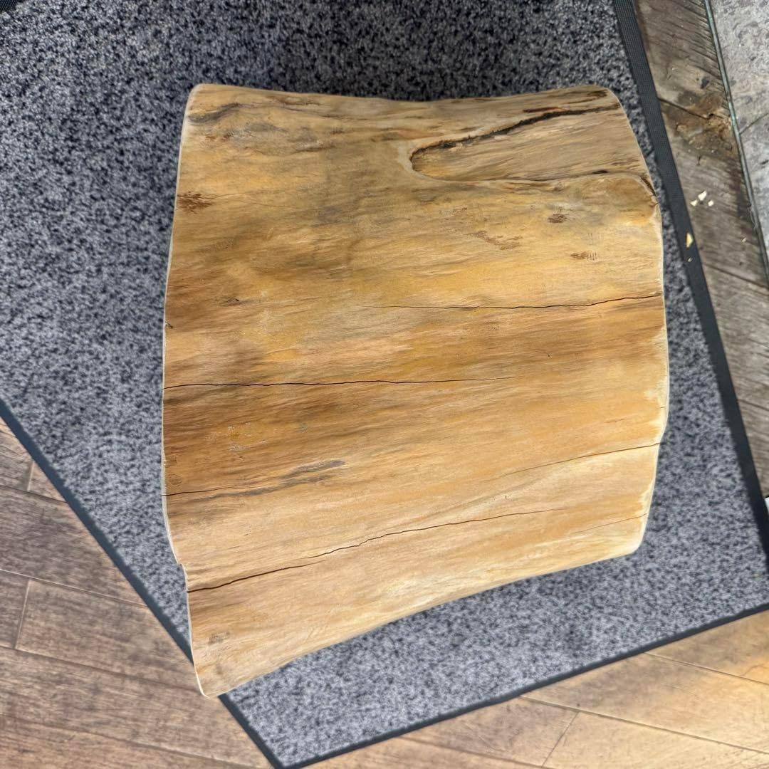 特大☆H153☆天然ヒノキ☆丸太☆切り株☆ちゃぶ台☆テーブル☆飾り